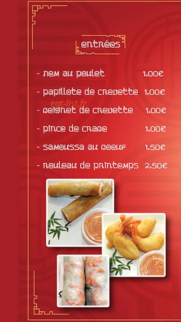 Pad Thaï — carte page 2