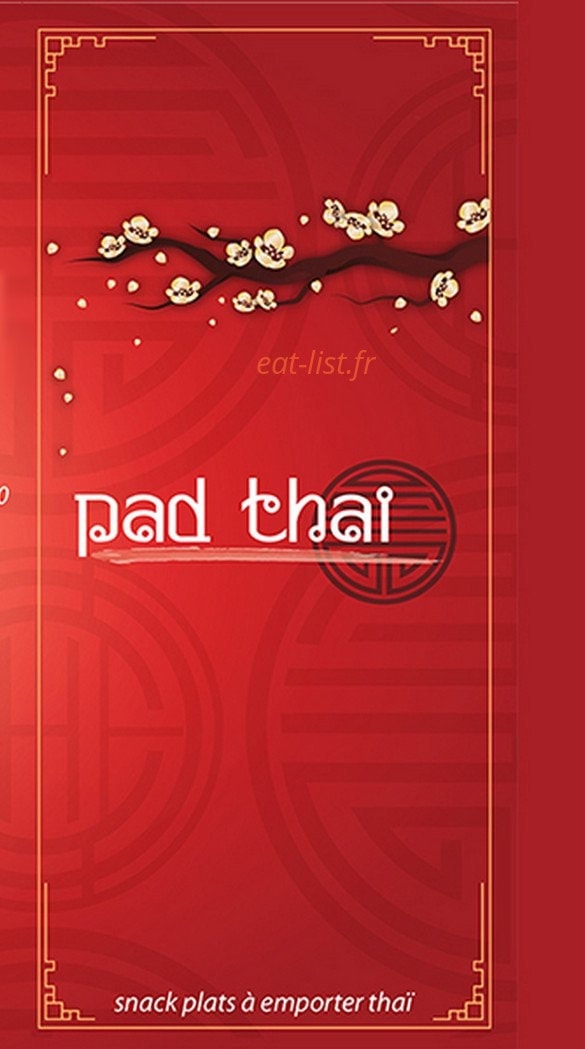 Pad Thaï — carte page 1