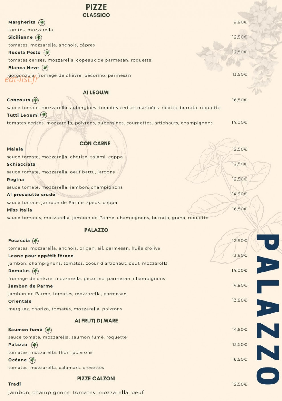Palazzo — carte page 4