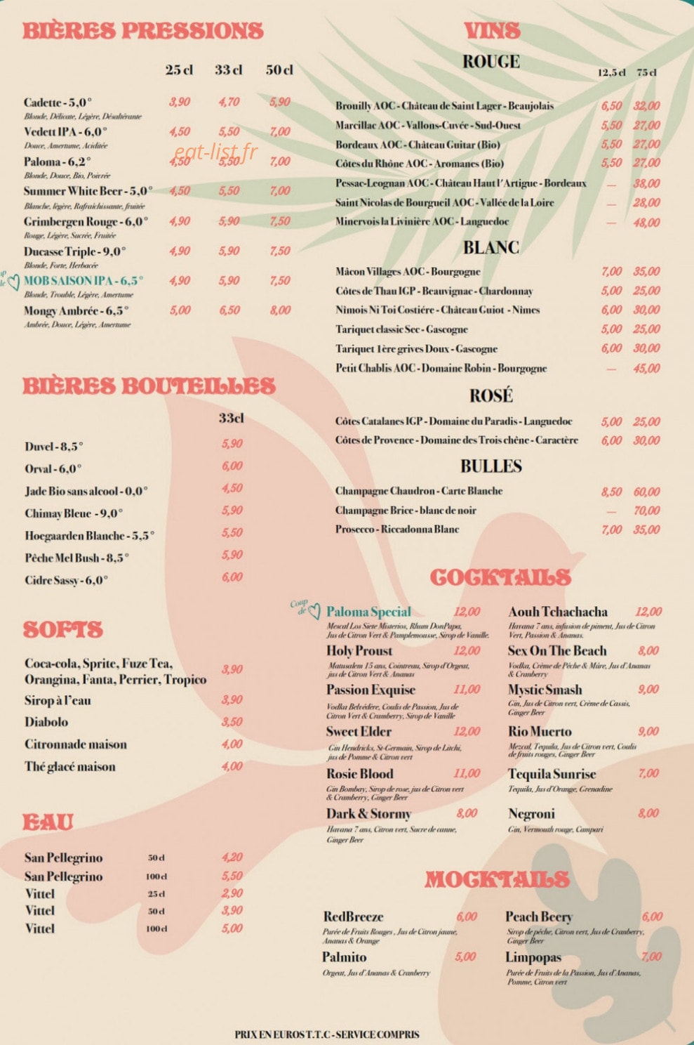 Paloma — carte page 2