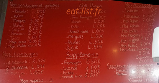 Pause Sandwich — carte page 1