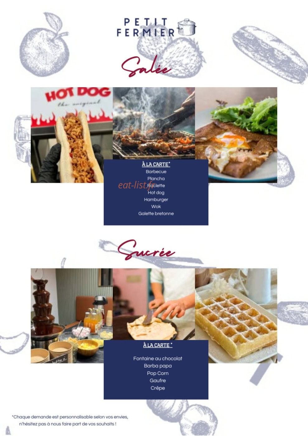 Petit Fermier — carte page 16