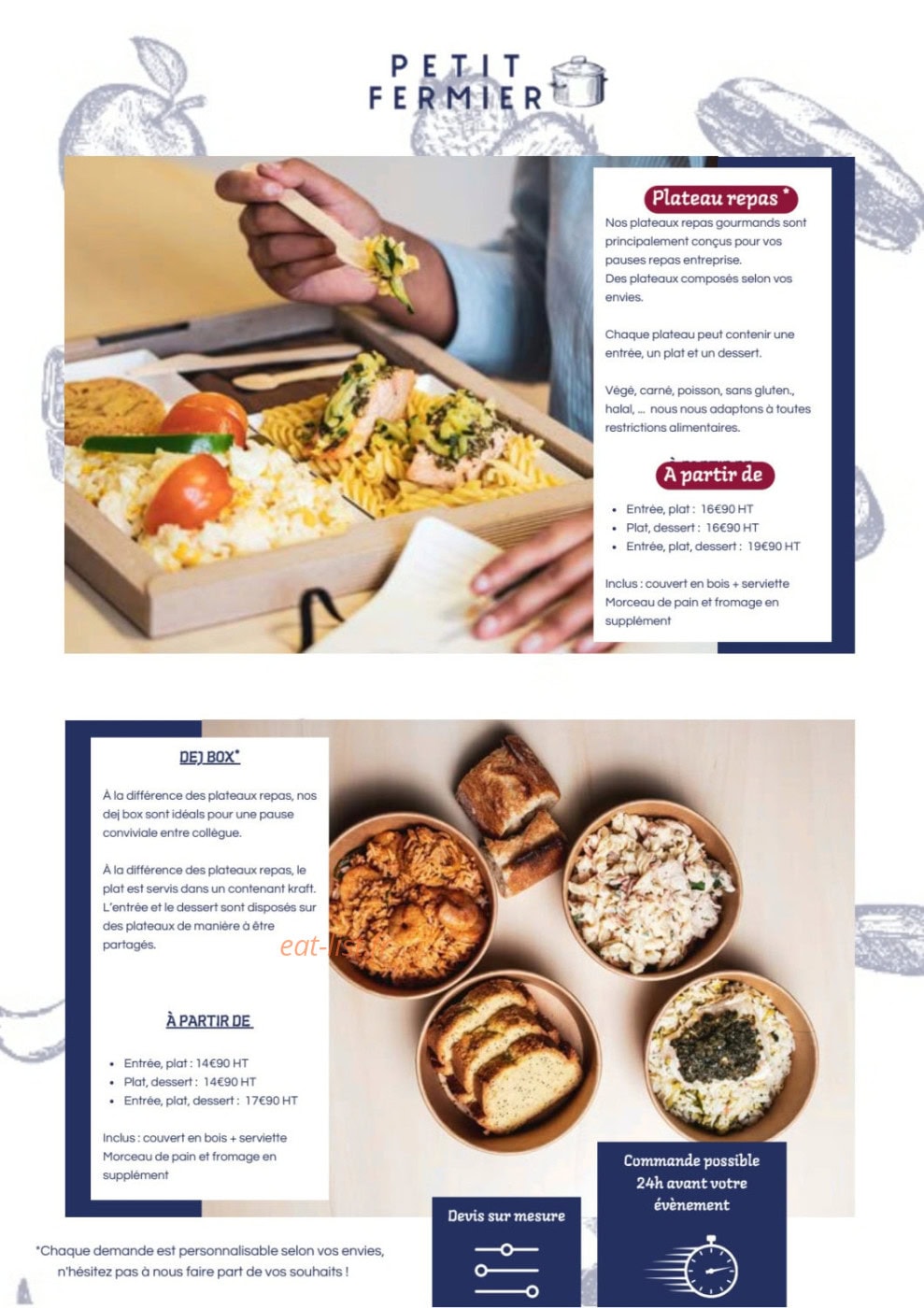 Petit Fermier — carte page 8