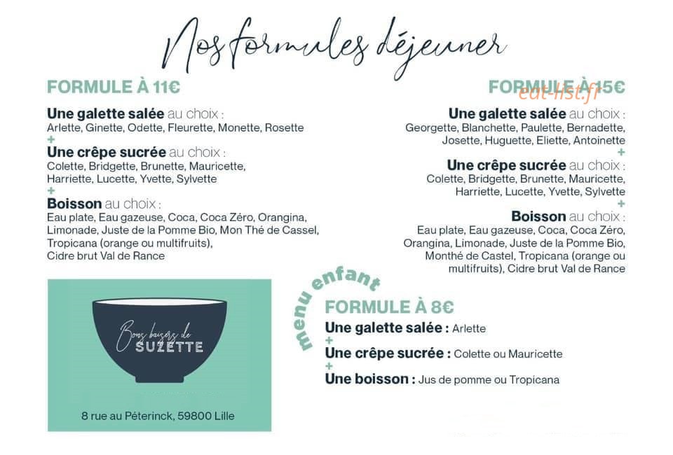 Petite Suzette — carte page 1