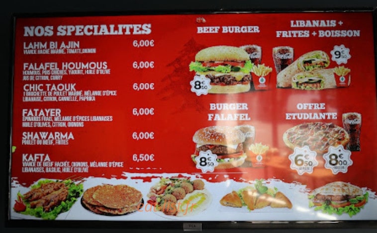 Phoenicia Pizzeria — carte page 2
