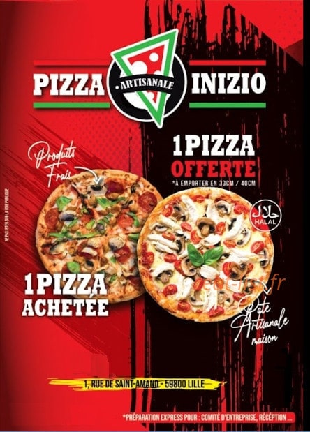 Pizza Inizio — carte page 1