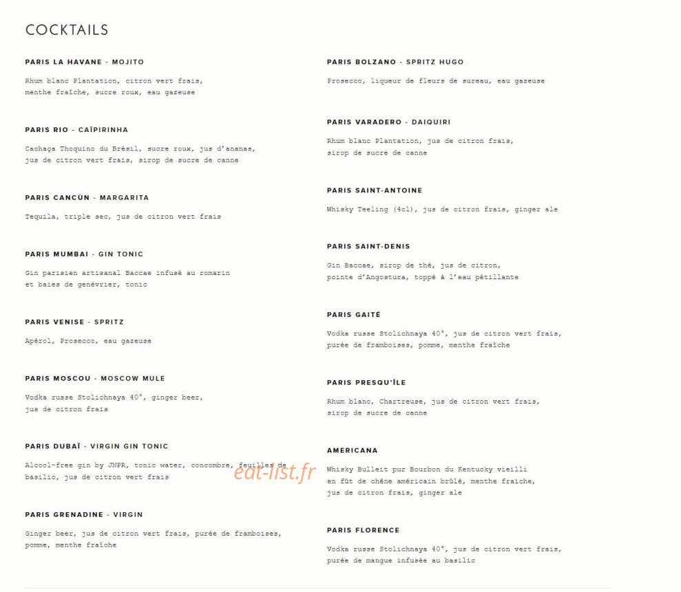 Pny Burger — carte page 7