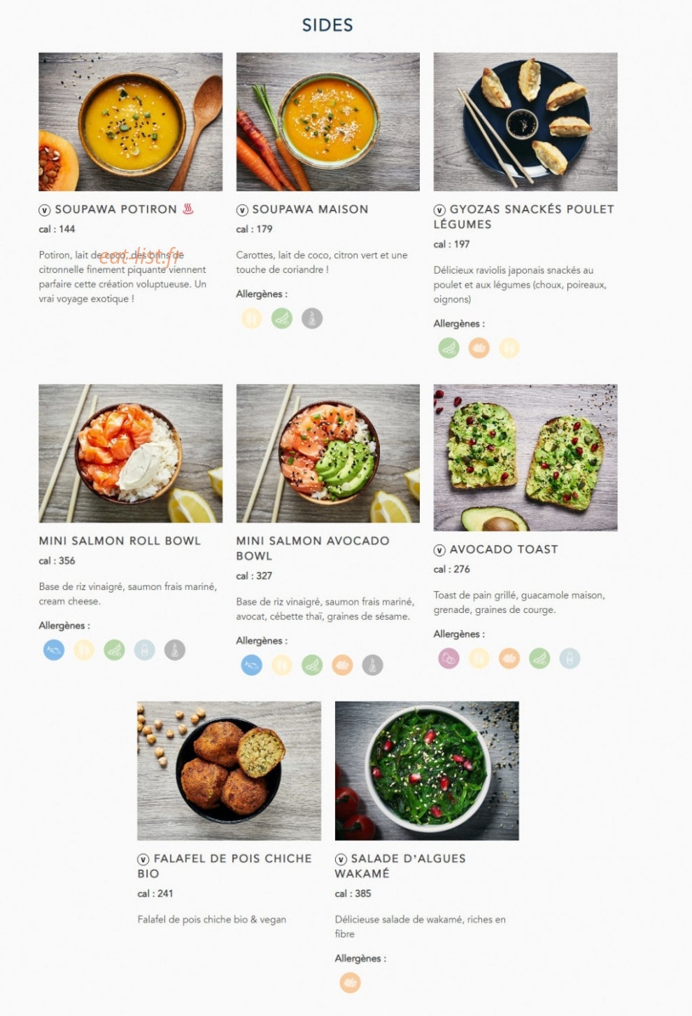 Pokawa — carte page 2