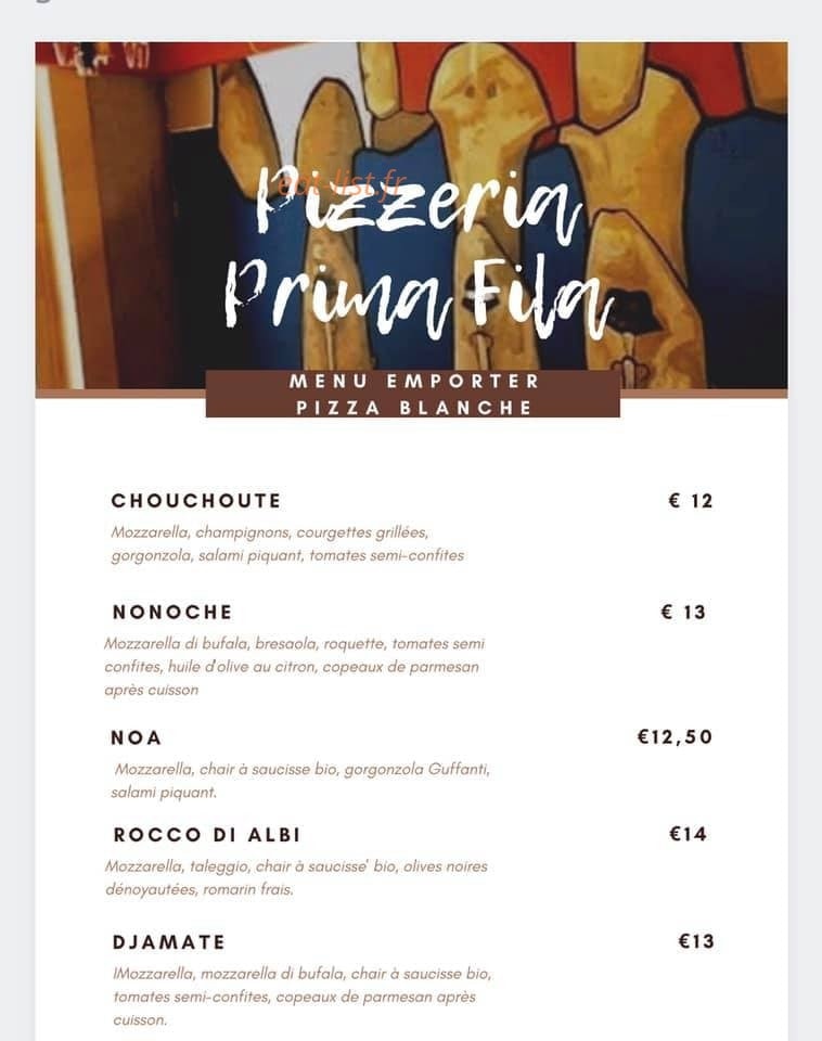 Prima Fila — carte page 4