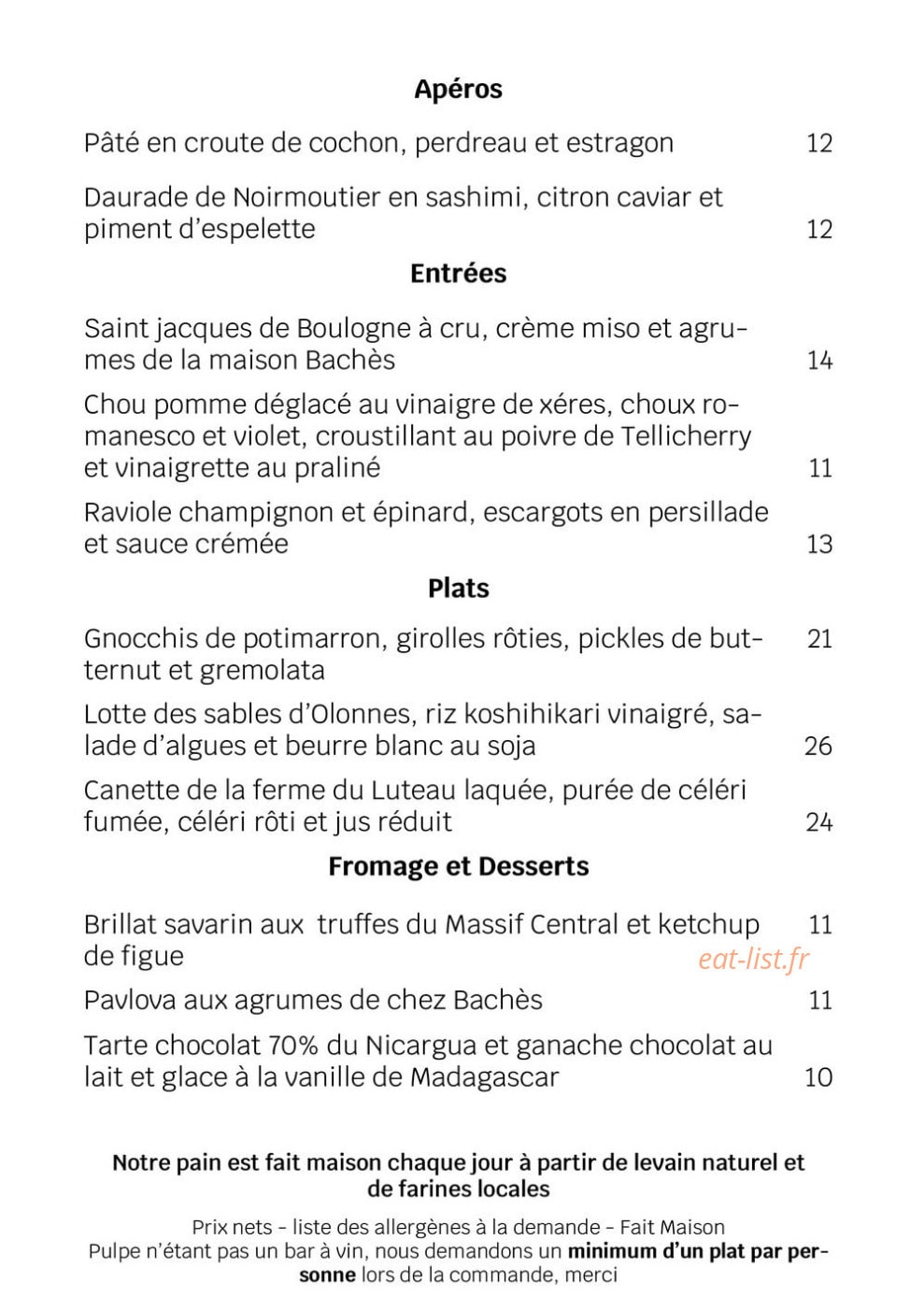 Pulpe — carte page 1
