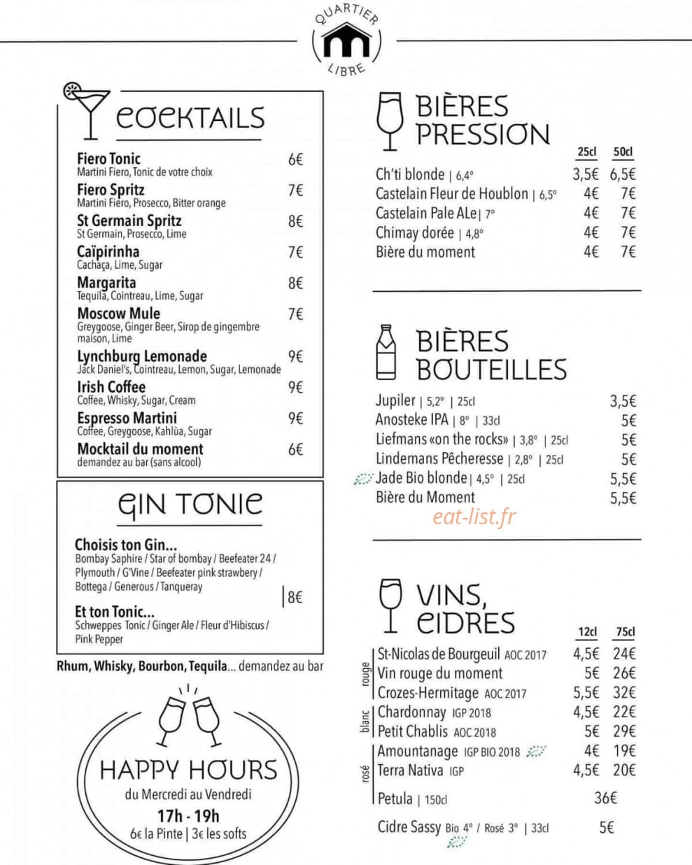 Quartier Libre — carte page 2