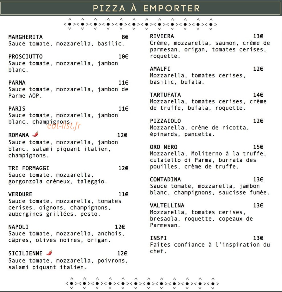 Ricordi d'Asporto — carte page 1