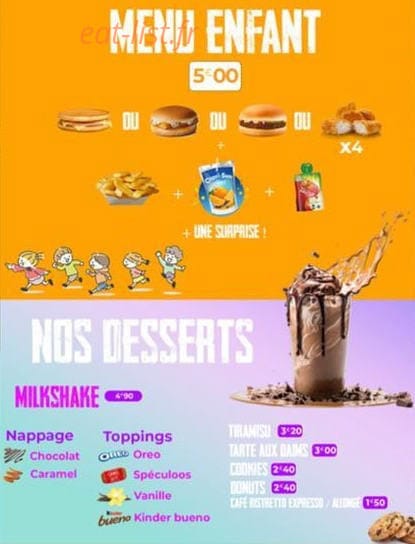 Royal Burger — carte page 6