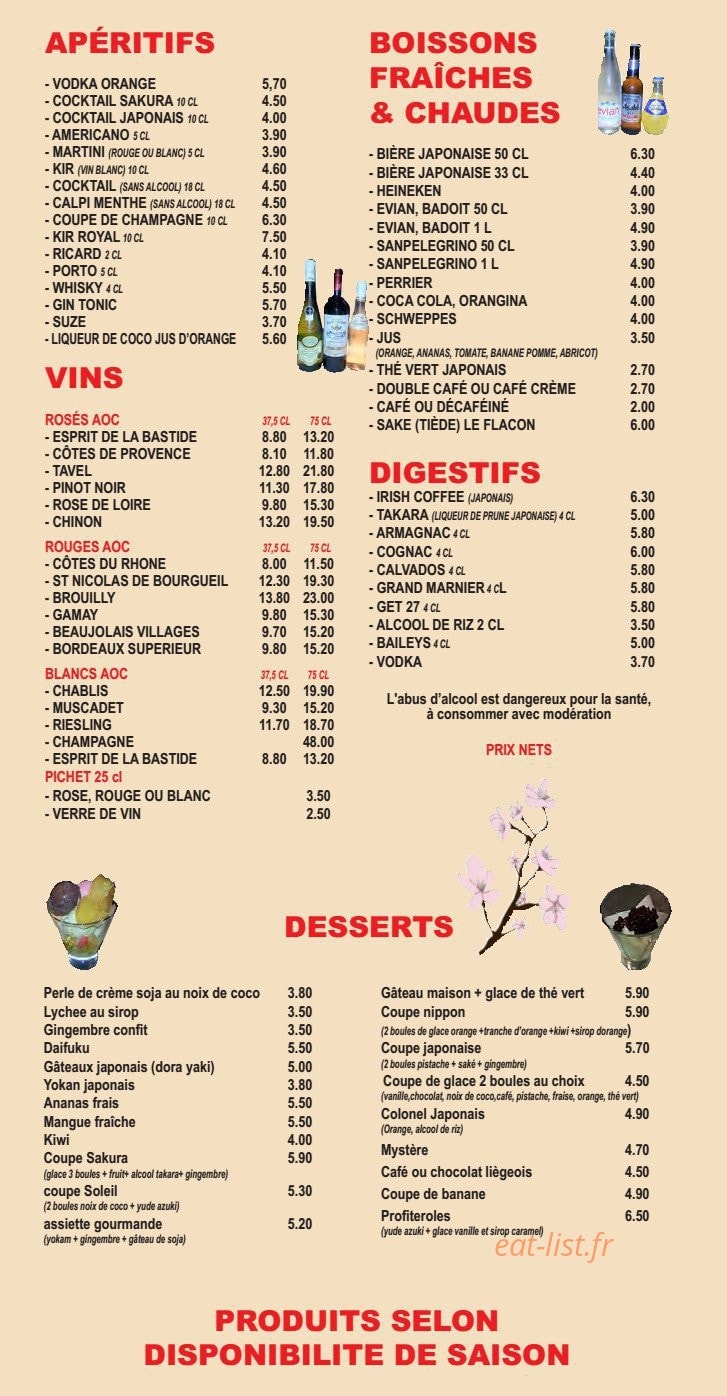 Sakura — carte page 6
