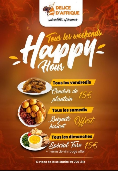 Saveurs du Nord — carte page 1