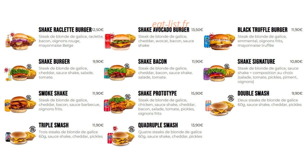 Shake N Out — carte page 1