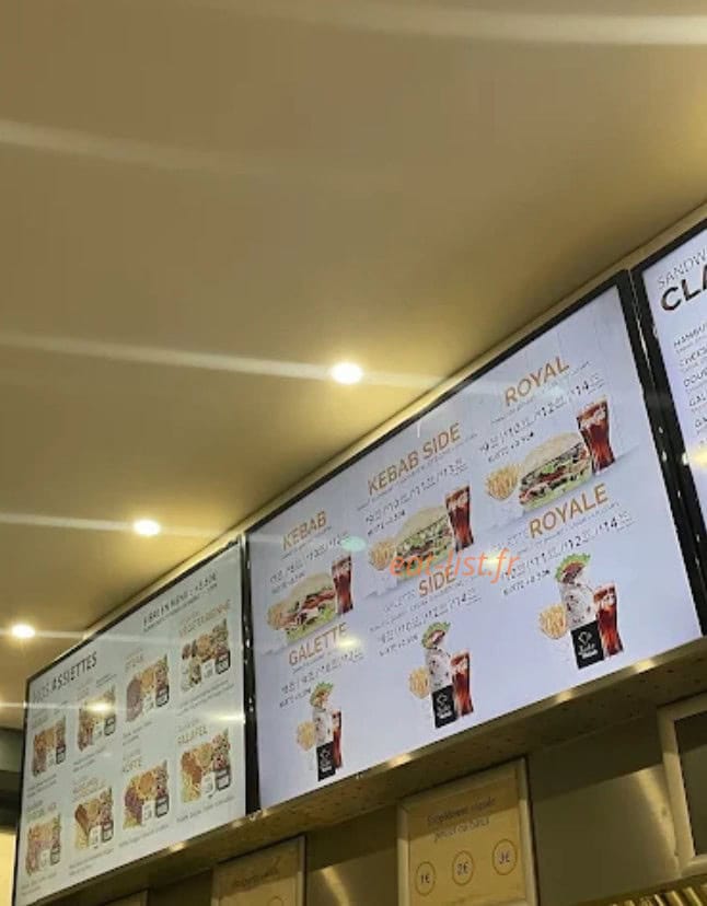 Side Kebab — carte page 1
