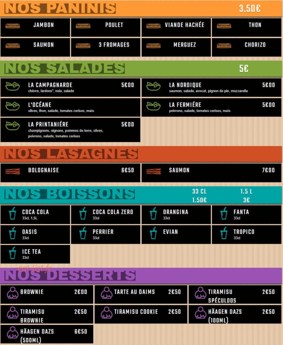 Speed'Za — carte page 2