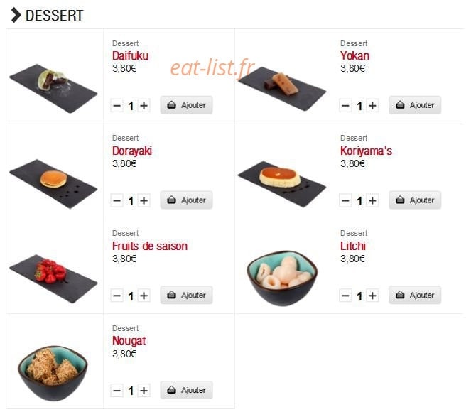Sushi Boutik — carte page 14
