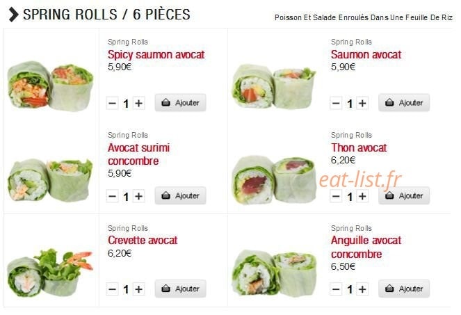 Sushi Boutik — carte page 4