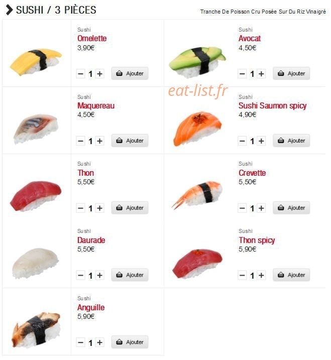Sushi Boutik — carte page 8