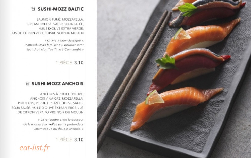Sushi Shop — carte page 4