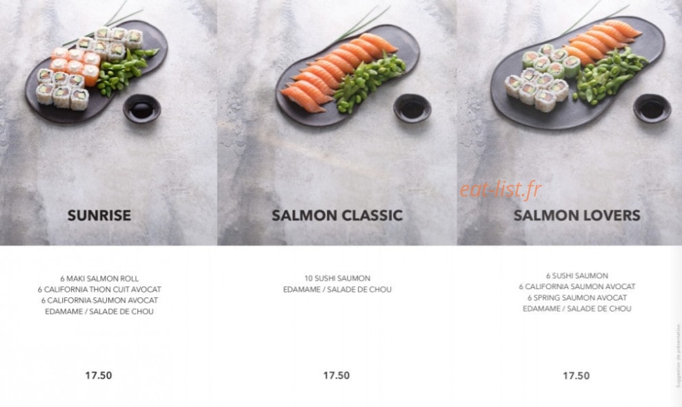 Sushi Shop — carte page 10