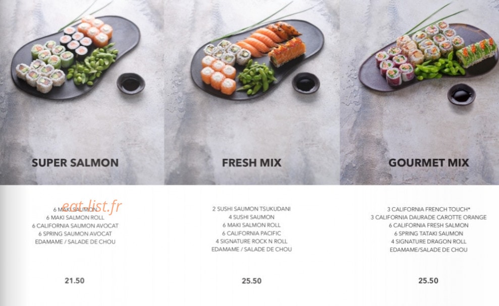 Sushi Shop — carte page 12