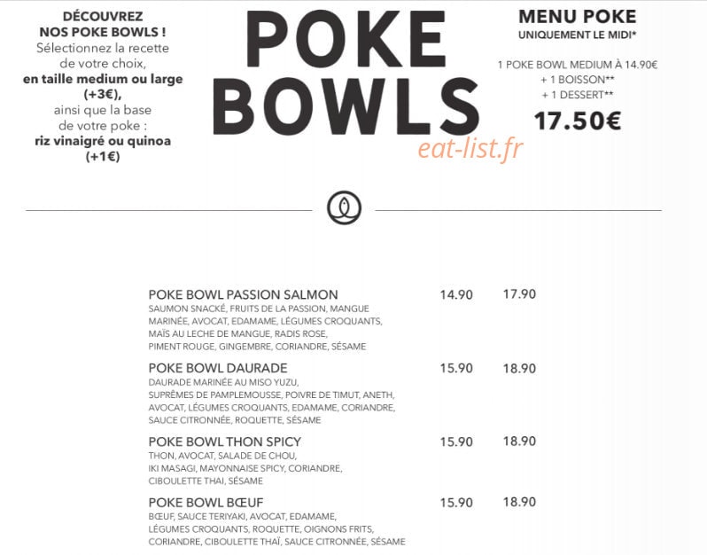 Sushi Shop — carte page 32