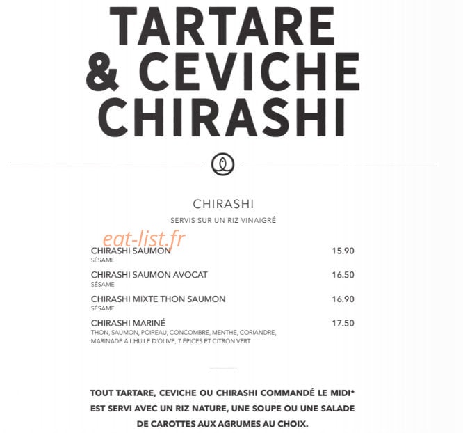 Sushi Shop — carte page 30