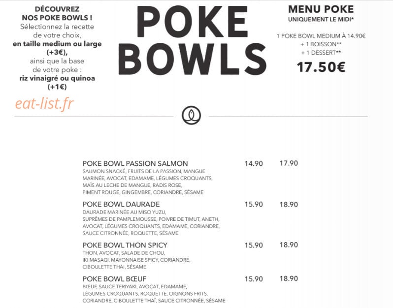 Sushi Shop — carte page 32