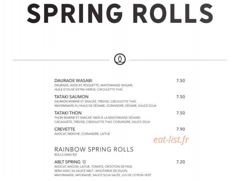 Sushi Shop — carte page 24
