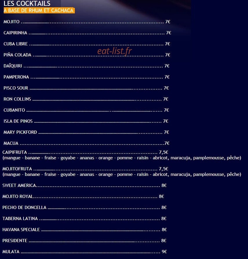 Taberna Latina — carte page 6
