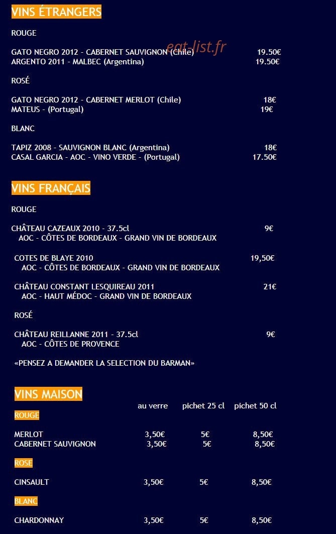 Taberna Latina — carte page 11