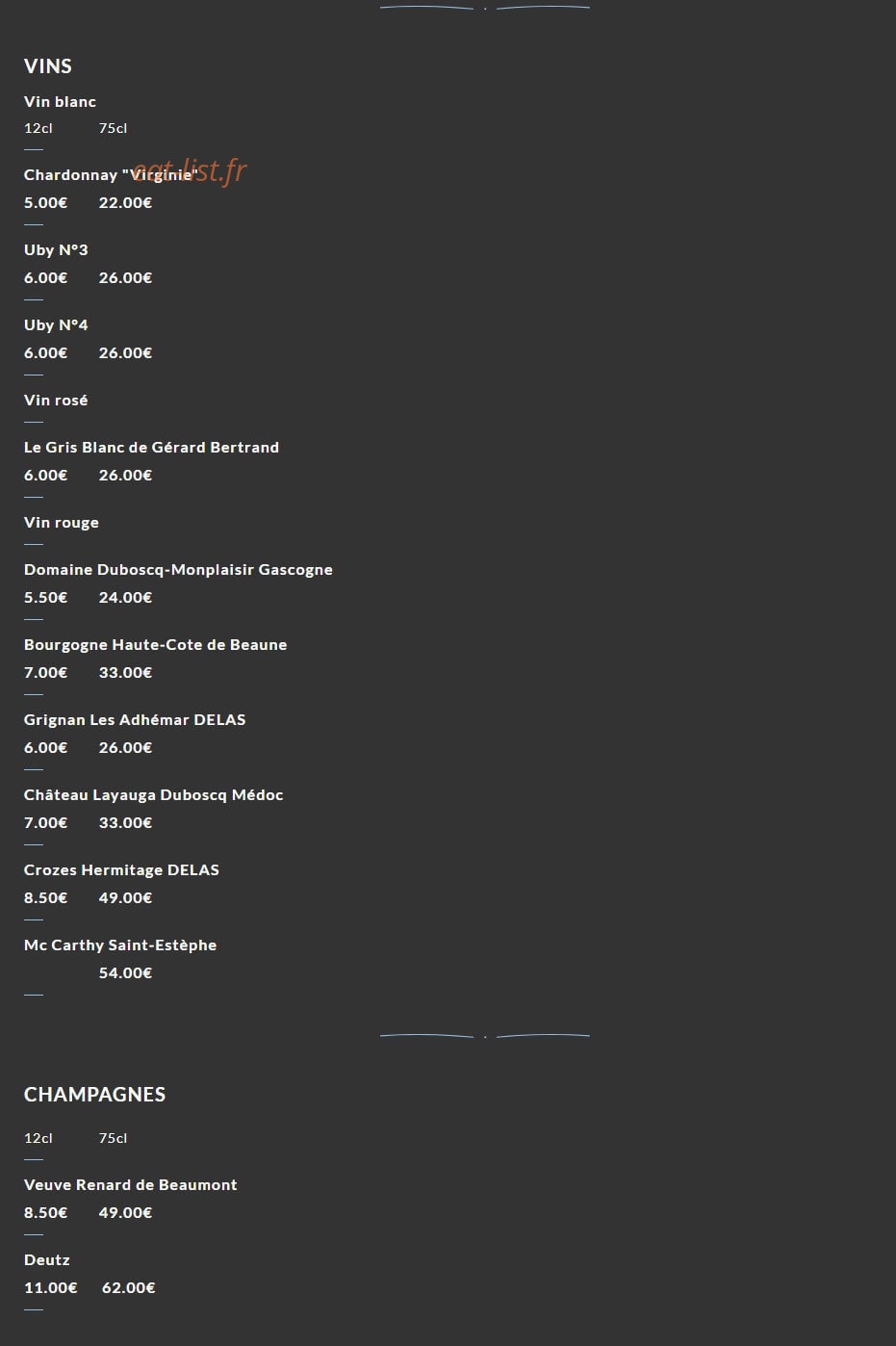 Table N9uf — carte page 11