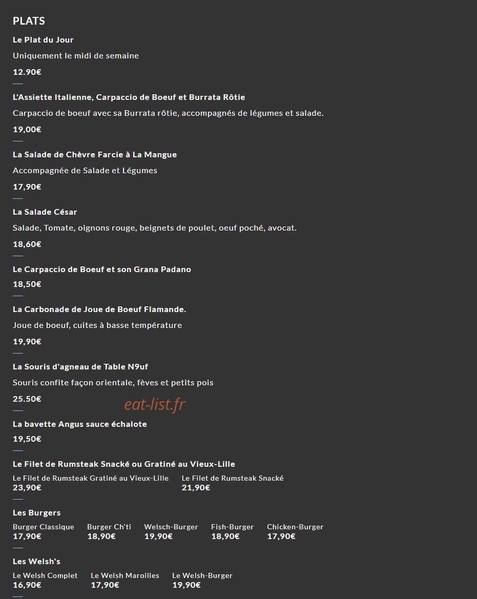 Table N9uf — carte page 3