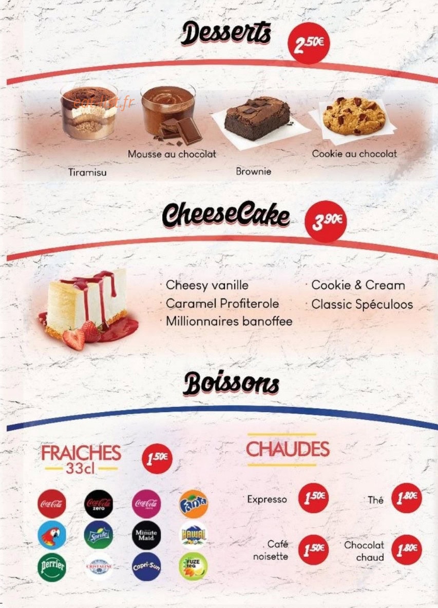 Tacoshake — carte page 5