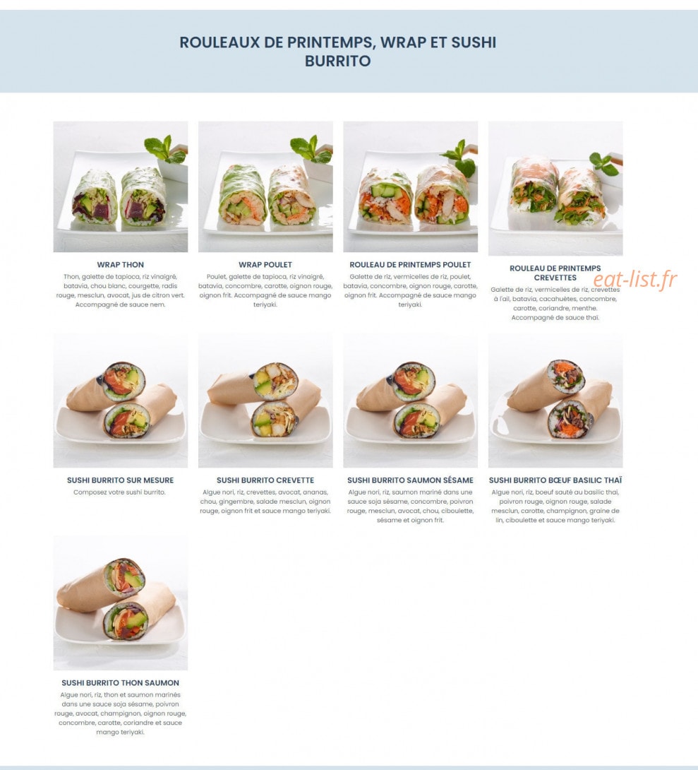 Taobento — carte page 6