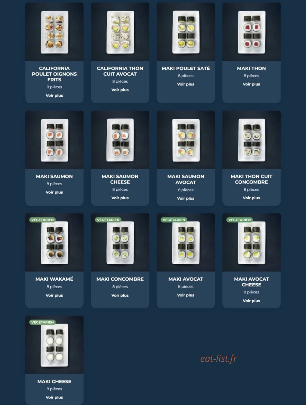 Taobento — carte page 9
