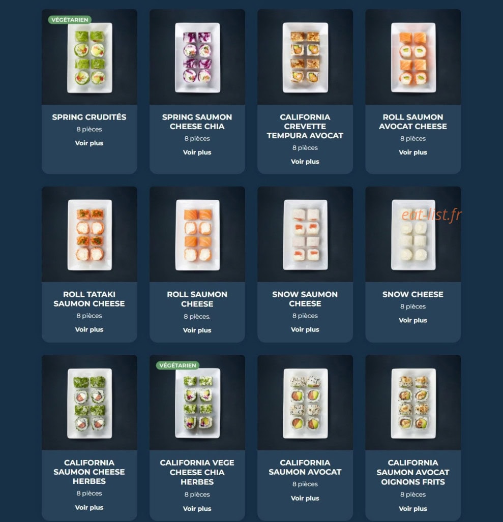 Taobento — carte page 8