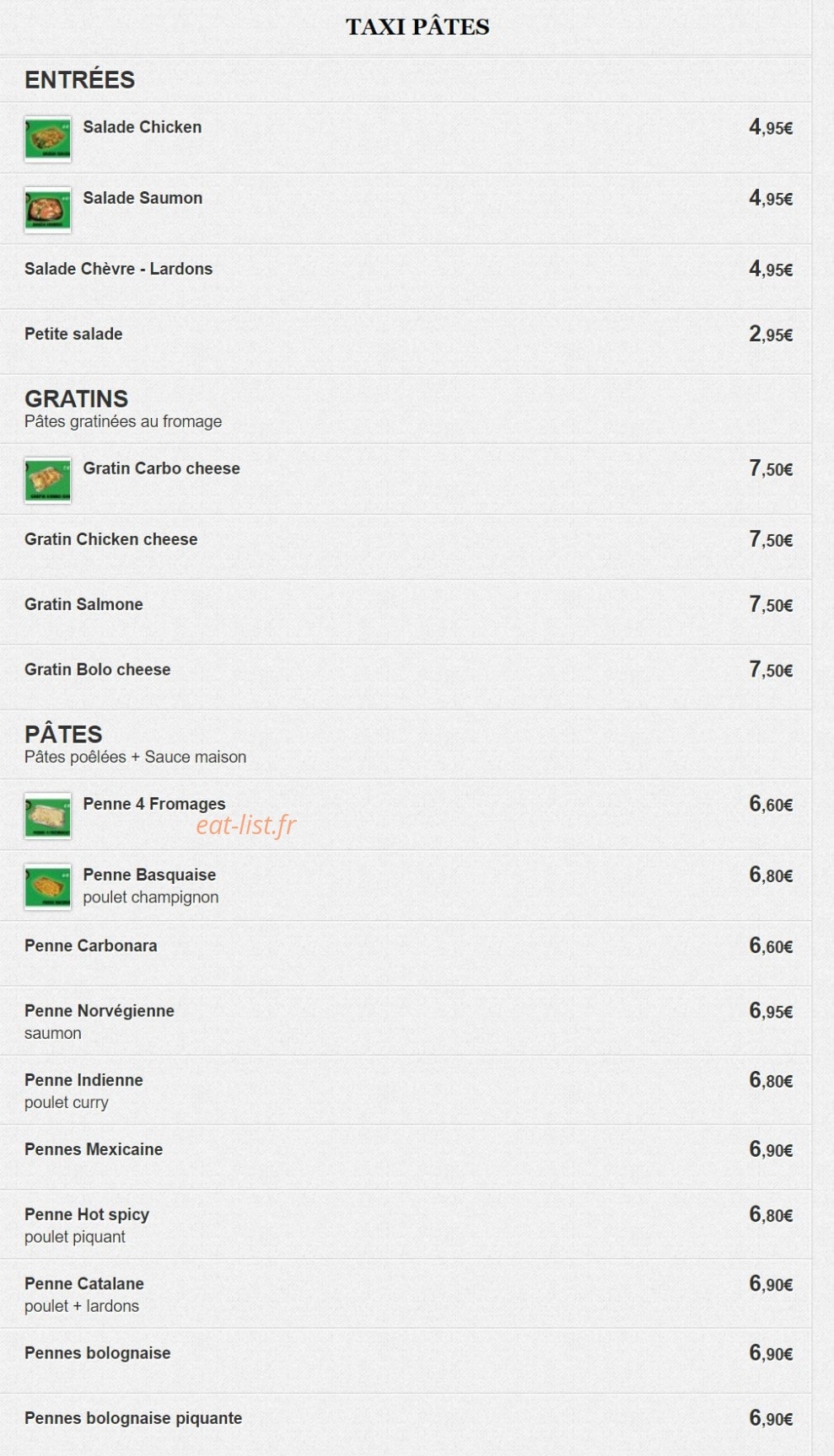 Taxi Thaï — carte page 4