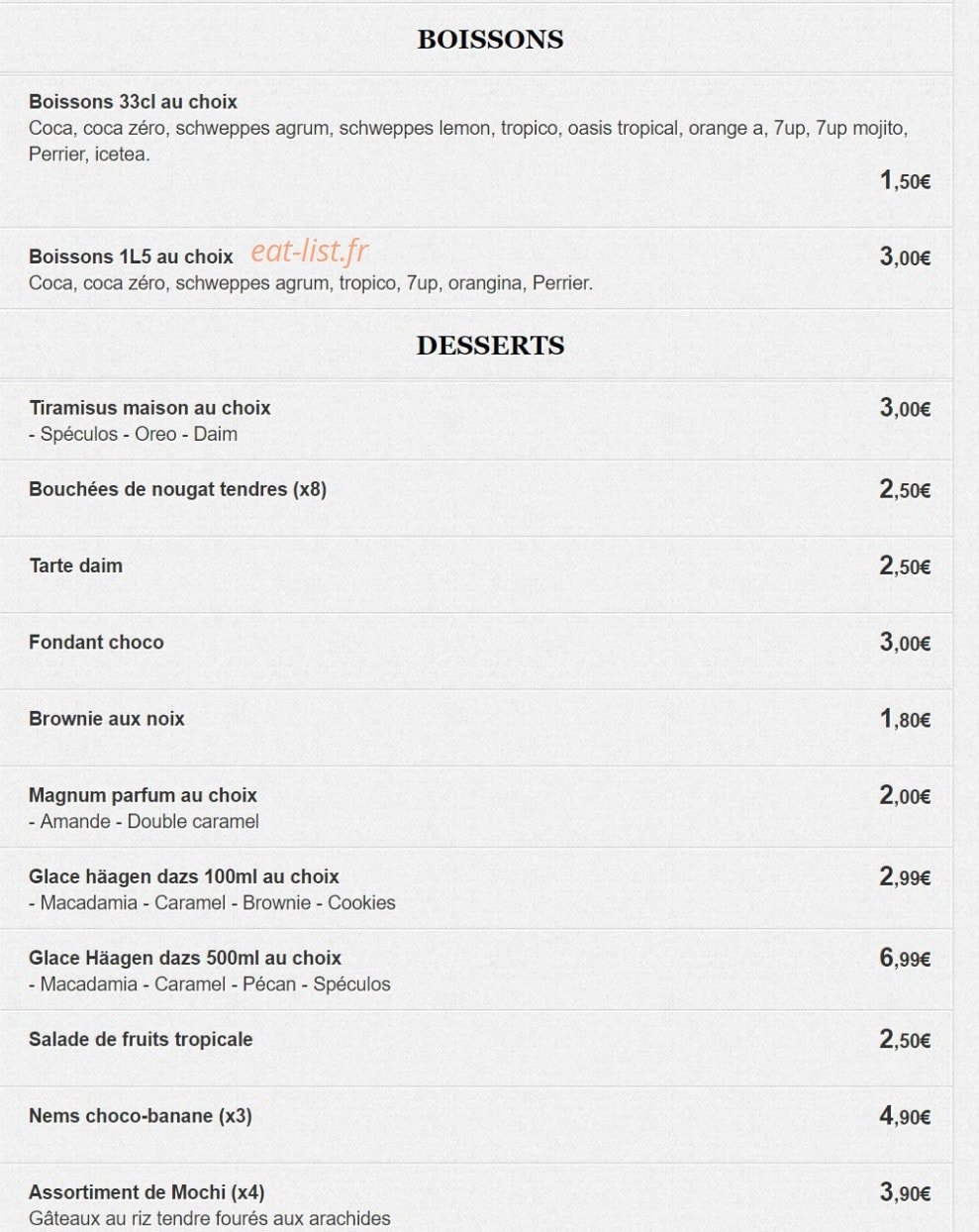 Taxi Thaï — carte page 6