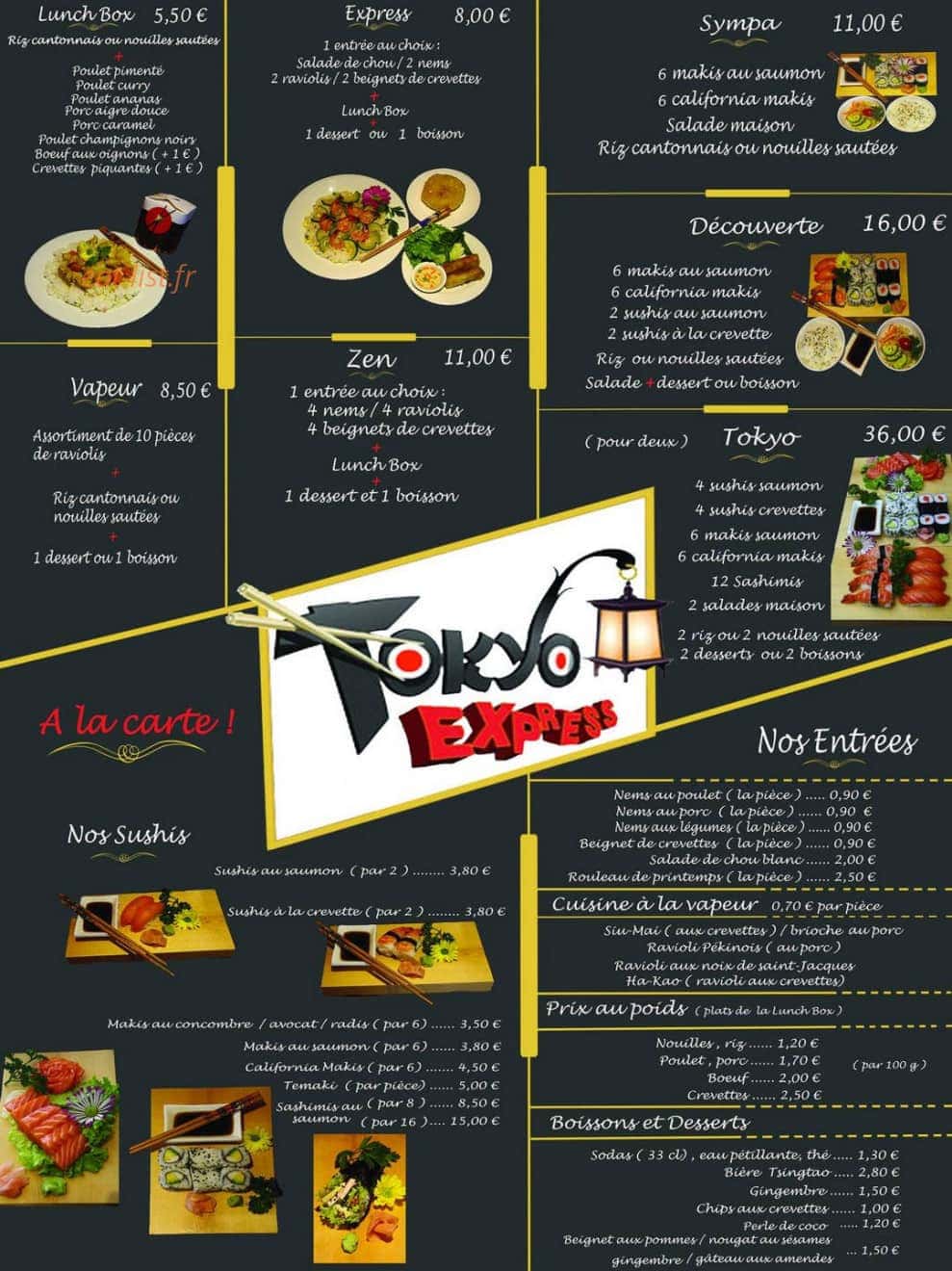 Tokyo express — carte page 1