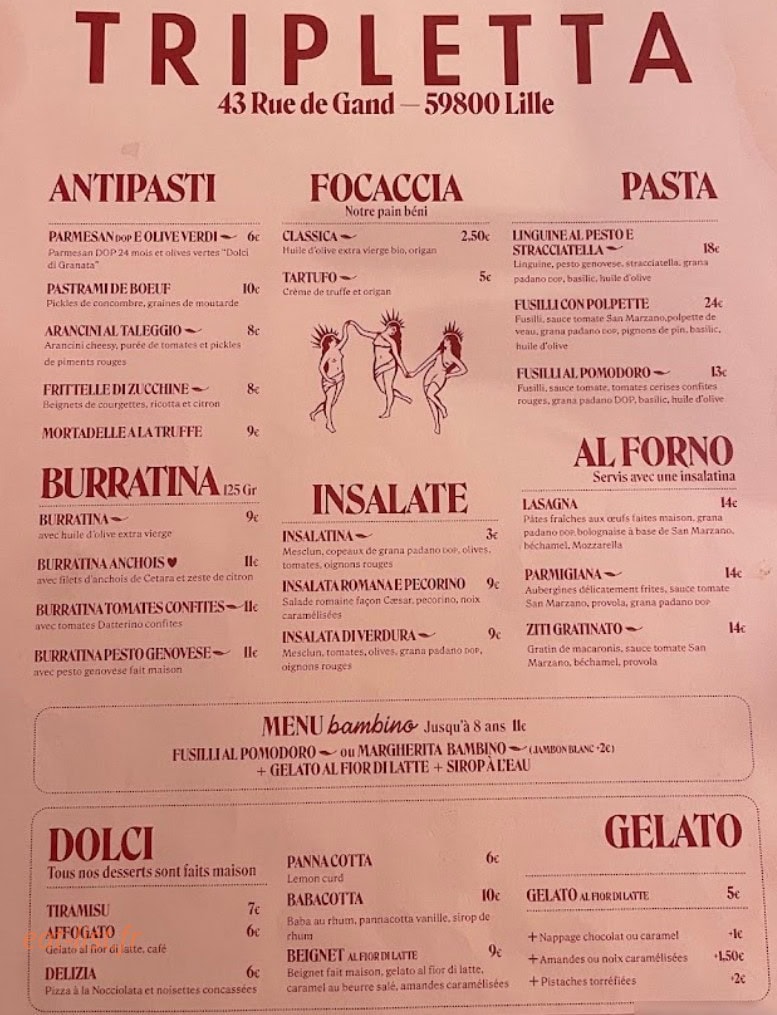 Tripletta — carte page 1