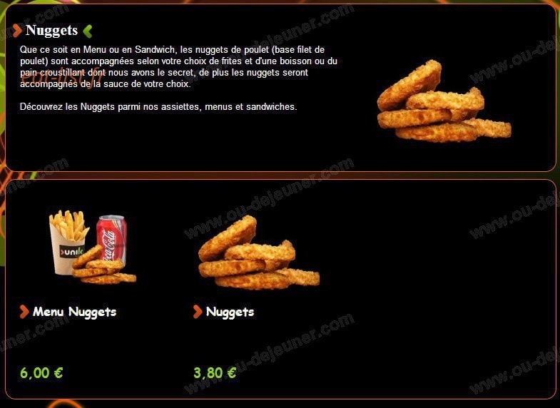 Unik kebab — carte page 9