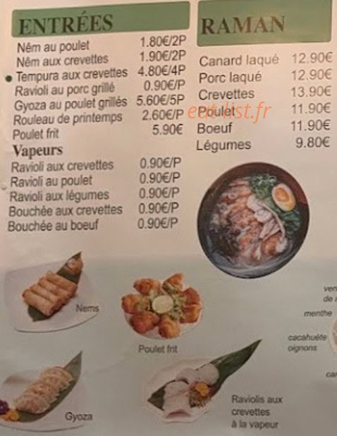 Xiong mao eats — carte page 1