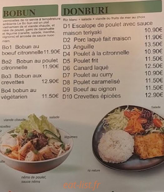 Xiong mao eats — carte page 2