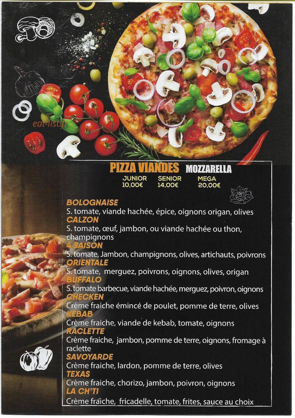 zn pizza — carte page 2