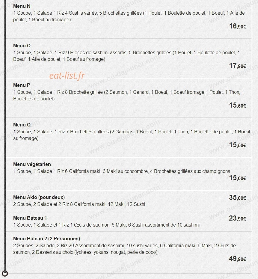 Akio — carte page 6