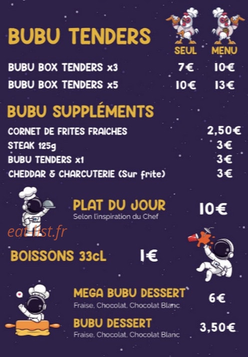 Bubu & Co — carte page 2